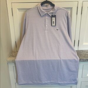Vineyard Vines Men’s Bradley Stripe sankaty polo